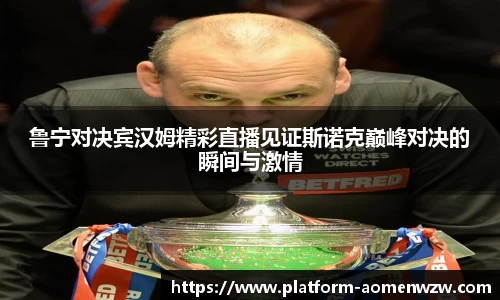 鲁宁对决宾汉姆精彩直播见证斯诺克巅峰对决的瞬间与激情